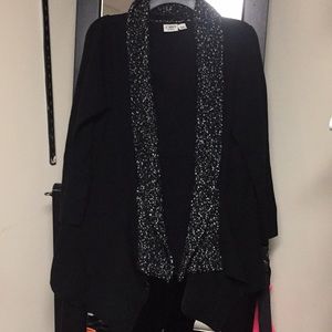 Black cardigan